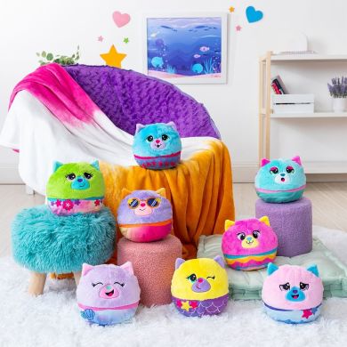 Мягкая игрушка MISFITTENS W2 КОТЕНКА В АКВАРИУМЕ в ассортименте 03945(W2)