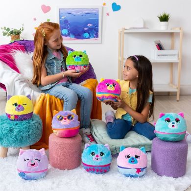 Мягкая игрушка MISFITTENS W2 КОТЕНКА В АКВАРИУМЕ в ассортименте 03945(W2)