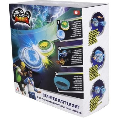 Набор Infinity Nado VI Starter Battle Set Gold Warrior Phoenix vs Lighting Leopard Золотой Воин Фени EU654183