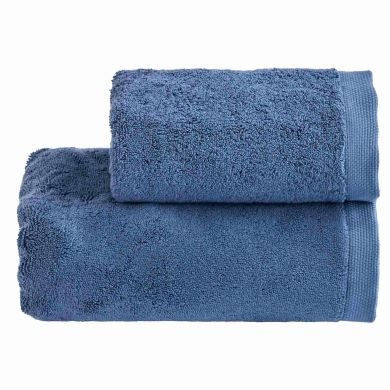 Набір рушників OPALE (60*110см, 40*60см), DENIM Biancoperla Синій