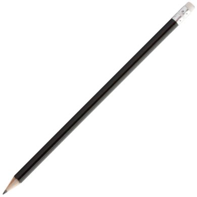 Набір олівців під лого заточених з чорного дерева в футлярі 91737.44
