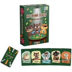 Настольная игра Strateg Кошачий покер STRATEG 30940