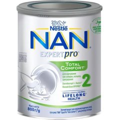 Сухая смесь NAN ExpertPro Total Comfort 2 Пищевой продукт для специальных медицинских целей для детей от 6 месяцев 800 г 7613039792377