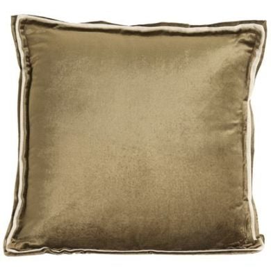 Подушка 45x45 см BAXLEY оксамитова зелена + льон натуральний Light&Living 6884881