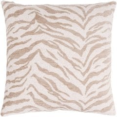 Подушка Eliza, бежевая, с узором тигр Richmond Interiors 215970