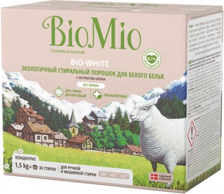 Стиральный порошок BioMio Bio-White 1,5 кг 1509-02-07 4603014004666