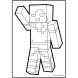 Раскраска А4 Yes Minecraft с наклейками, 8 стр. YES 743221