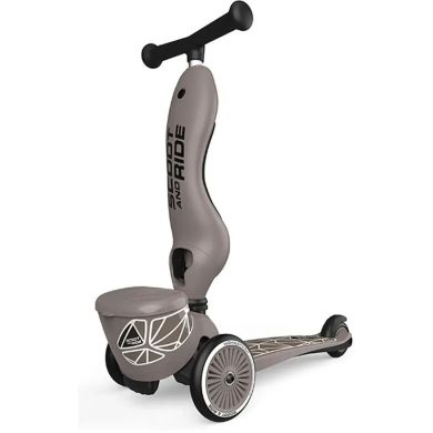 Самокат Scoot and Ride серии Highwaykick-1 Lifestyle коричневый, до 3р/20кг SR-210621-BROWNLINES