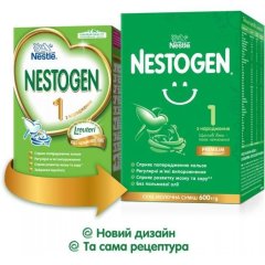 Суміш суха молочна Nestogen 1 з лактобактеріями L. Reuteri для дітей з народження 600 g 12457399 7613287103680