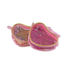 Сумочка прозрачная сердце GIRABRILLA 2595, Розовый