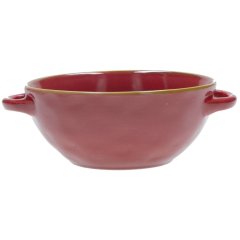 Тарелка для супа с ручками Unitable Rose&Tulipani CONCERTO ROSSO MALAGA 15 см Красный R134500010, 15