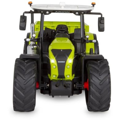 Трактор на радіокеруванні Claas Arion 660 1:24 2,4GHz, салатовий з самоскидним причепом Jamara 405360