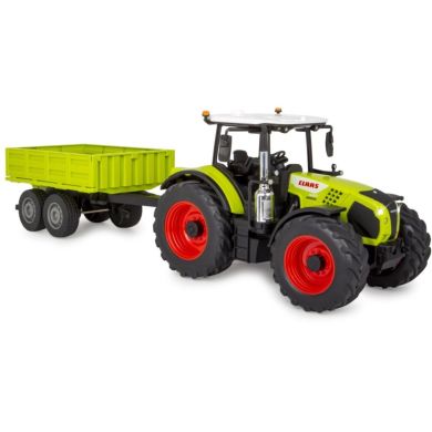 Трактор на радіокеруванні Claas Arion 660 1:24 2,4GHz, салатовий з самоскидним причепом Jamara 405360