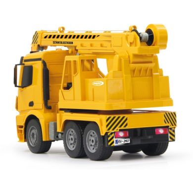 Важкий кран на радіокеруванні Mercedes-Benz Arocs 1:20 2,4GHz, жовтий Jamara 404950