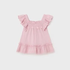 Блуза для девочки без рукава 4H, р.68 Mayoral Оранжевый 1197