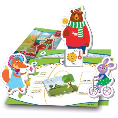 Игра развивающая Vladi Toys магнитная. Английский. 12 месяцев VT5411-10 (укр)