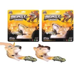 Игрушка Голова тигра с катапультой для машин KZ958-405G