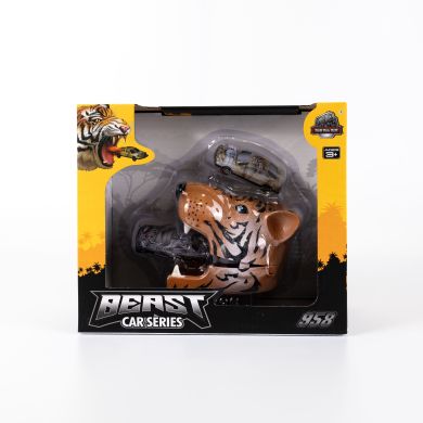 Игрушка Голова тигра с катапультой для машин KZ958-405G