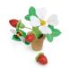 Игрушка из дерева Клубничный цветочный горшок Tender Leaf Toys TL8356, Разноцветный