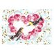 Набір для малювання блискітками Djeco Птахи з блискітками DJ09501