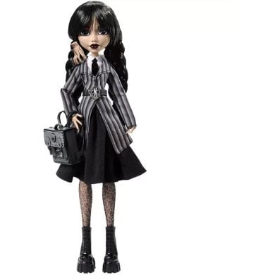 Коллекционная кукла Венздей Аддамс в школьной форме, Monster High X Wednesday HXJ04