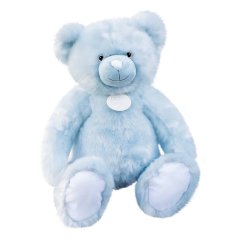 Коллекционной DouDou медведь голубой 80 см DC3460