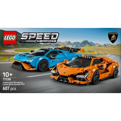 Конструктор Lamborghini Revuelto и Hurac&aacute;n STO LEGO Speed Champions 77238