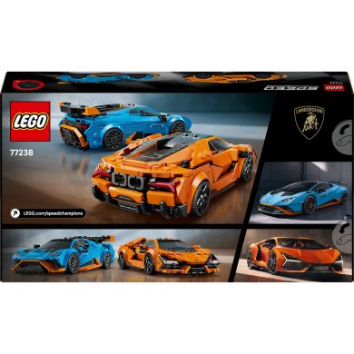 Конструктор Lamborghini Revuelto и Hurac&aacute;n STO LEGO Speed Champions 77238