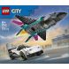 Конструктор LEGO City Реактивный самолет против автомобиля 60489
