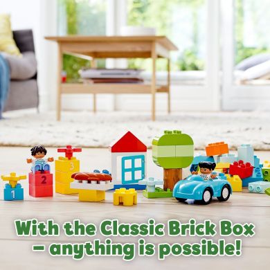 Конструктор LEGO DUPLO Classic Коробка з кубиками, 65 деталей 10913