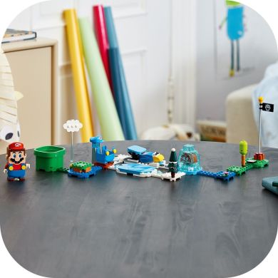 Конструктор LEGO Super Mario Костюм Крижаного Маріо та Льодяний світ. Додатковий набір 105 деталей 71415