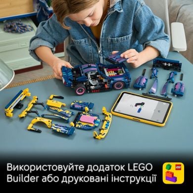 Конструктор Тюнинг-гараж с автомобилем Ford Mustang GT Lego Technic 973 дет. 42236