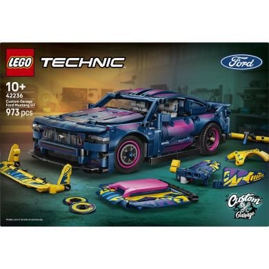 Конструктор Тюнинг-гараж с автомобилем Ford Mustang GT Lego Technic 973 дет. 42236