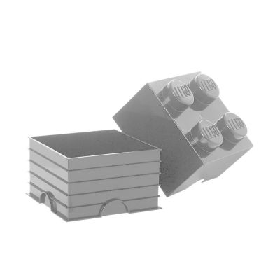 Чотирьохточковий сірий контейнер для зберігання Х4 Lego 40031740