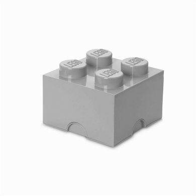 Чотирьохточковий сірий контейнер для зберігання Х4 Lego 40031740