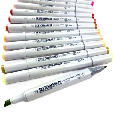 Маркер спиртовой двухсторонний Sketchmarker, Очаровательный розовый SM-R33