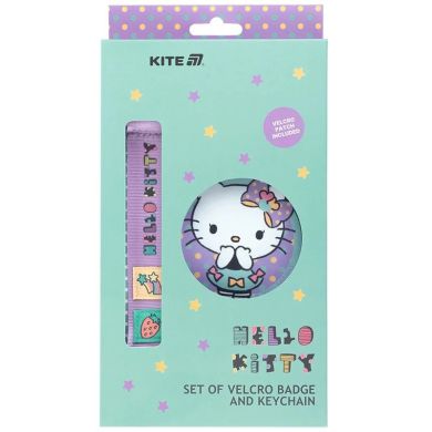 Набір бейдж на липучці та підвіска, 2 шт, 3010-1 Hello Kitty HK25-3010-1