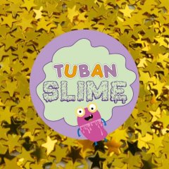 Набор блесток для слайма 5г золотые звезды Tuban TU3095