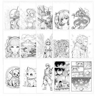 Набор для покраски Manga BUKI FRANCE 5439