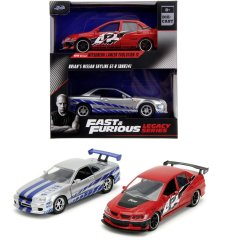 Набор машинок металлических Jada Форсаж Мицубиси Лансер и Ниссан Скайлайн GT-R 253202019