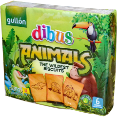 Печиво Dibus Animals 600 г Gullon 8410376045611