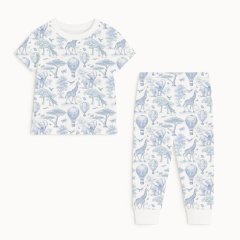 Пижама с узором из супима хлопка6-7р My Little Pie 116-122 Africa Blue PJ008