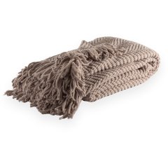 Плед RENEE 130x170 см, тауп Tiseco 3613TAUPE, 170 x 130