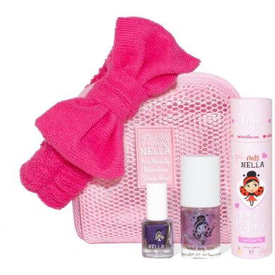 Подарочный набор детской косметики Miss Nella Gift Set Box(4 лака для ногтей, бальзам для губ, другие аксессуары) MN-GIFT-SET