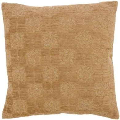 Подушка 45x45 см PUEBLO охристо-жовто-коричнева з пір'яним наповнювачем Light&Living 6888360