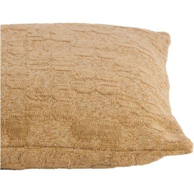 Подушка 45x45 см PUEBLO охристо-жовто-коричнева з пір'яним наповнювачем Light&Living 6888360
