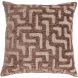 Подушка "Ivy", коричневая, с узором "лабиринт" Richmond Interiors 215962
