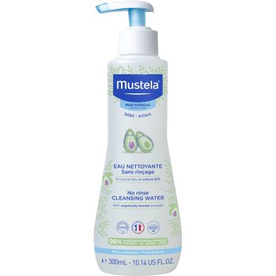 Жидкость для очистки кожи MUSTELA (Мустела) No rinse Cleansing Water, 300 мл 8702849 3504105028497