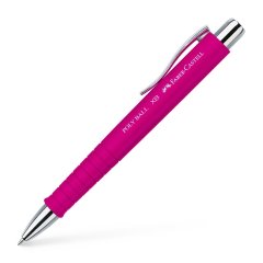 Ручка кулькова Poly Ball колір корпусу рожевий Faber-Castell 25857
