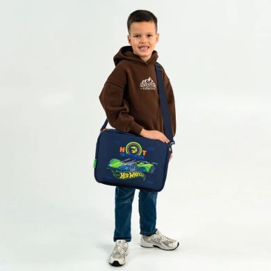 Шкільна текстильна сумка Kite A4, 1 від., 589 Hot Wheels HW26-589